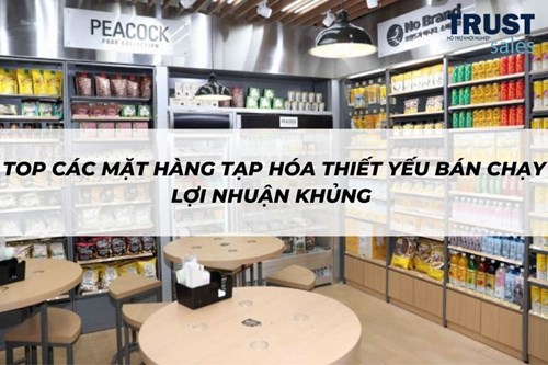 Top các mặt hàng tạp hóa thiết yếu bán chạy lợi nhuận khủng