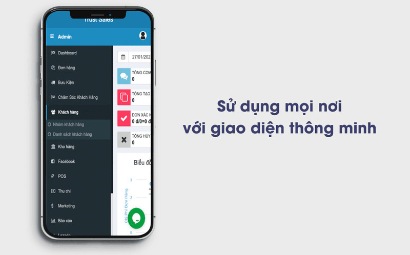 phần mềm bán hàng bằng điện thoại