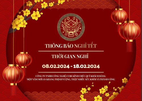 THÔNG BÁO NGHỈ TẾT NGUYÊN ĐÁN 2024